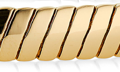 Shop Nadri Cleo Omega Line Bracelet In Gold