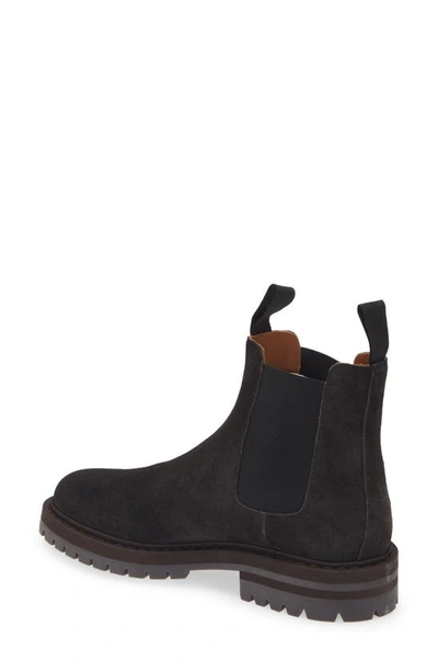 Shop Common Projects Suede Chelsea Boot In Black 7547