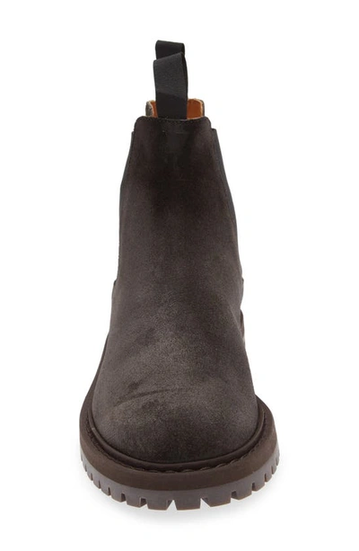 Shop Common Projects Suede Chelsea Boot In Black 7547