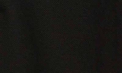 Shop Dolce & Gabbana Kids' Logo Plaque Cotton Piqué Polo In Black
