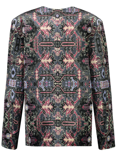 Shop Isabel Marant Multicolour Vaklero Jacket In Multicolore