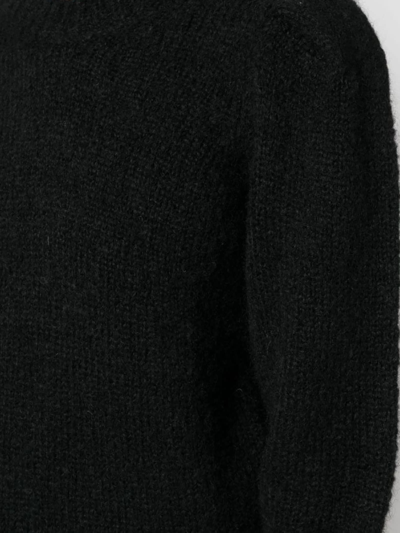 Shop Isabel Marant Black Emma Mohair-blend Knit Jumper In Nero