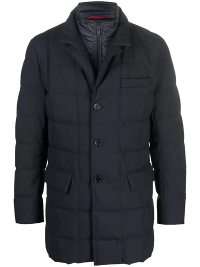Shop Fay Blue Double Front Down Jacket