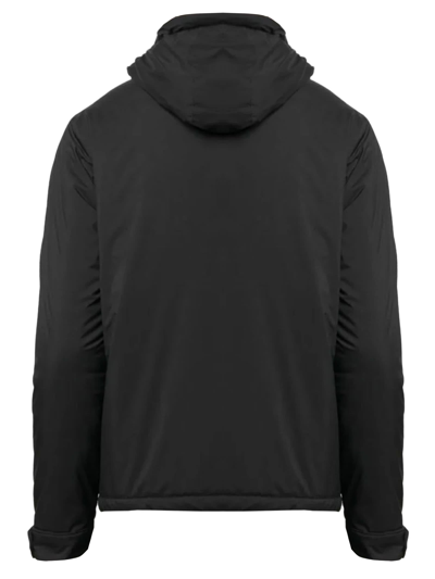Shop Fay Black Technical Fabric Jacket In Nero