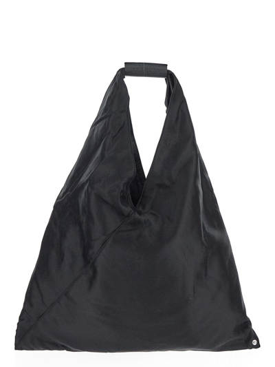 Shop Mm6 Maison Margiela Japanese Bag Classic Medium In Black