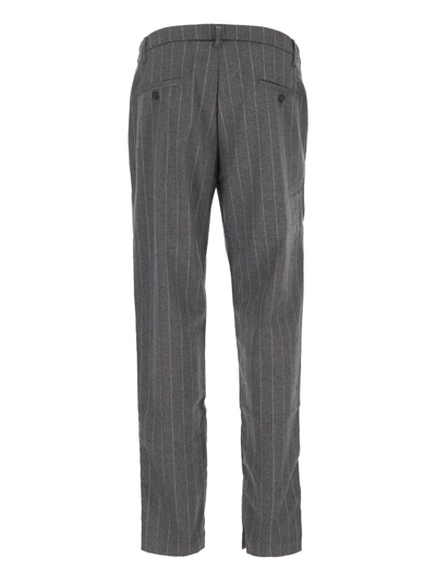 Shop Family First New Slim Classic Trousers In Grey