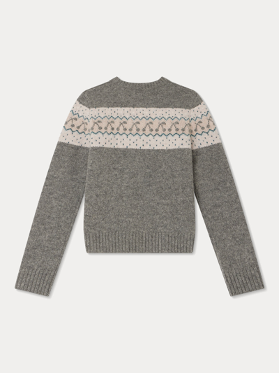 Shop Bonpoint Tinoa Pullover In Grey