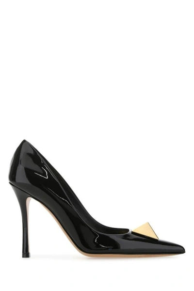 Shop Valentino Garavani Woman Black Leather One Stud Pumps