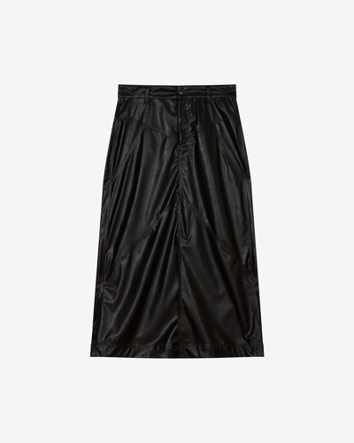 Shop Isabel Marant Étoile Breanne Skirt In Black