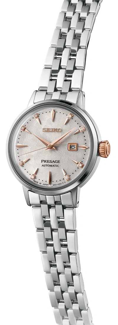 Pre-owned Seiko Presage Cocktail Time Automatic 30.3mm Water-resistant Women's Watch