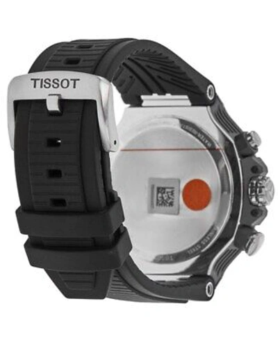 Pre-owned Tissot T-race Chronograph White Dial Men's Watch T141.417.17.011.00