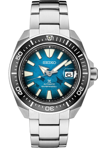 Pre-owned Seiko Prospex Save The Ocean Special Edition Automatic 44mm 20 Atm Men's Watch