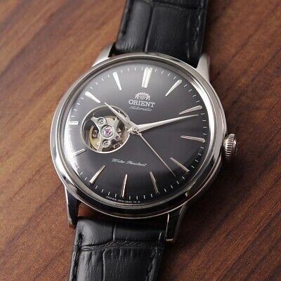 Pre-owned Orient Rn-ag0007b Standard Semi Skeleton Mechanical Automatic Watch Authentic
