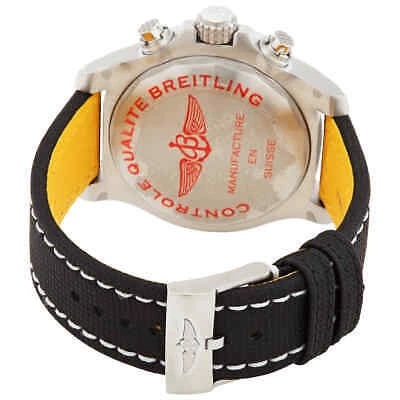 Pre-owned Breitling Avenger Chronograph Gmt Automatic Chronometer Black Dial Men's Watch
