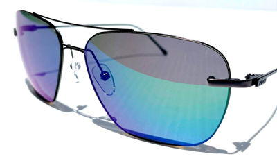 Pre-owned Revo Air 3 Satin Gunmetal Polarized Photochromic Evergreen Sunglass 1209 00 Gnp In Green