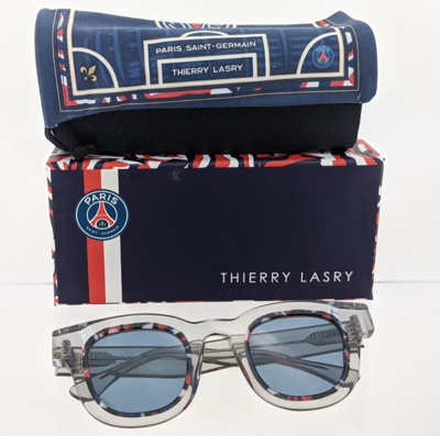 Pre-owned Thierry Lasry Brand Authentic  Sunglasses 850 Paris Saint Germain 45mm Frame In Blue