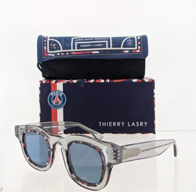 Pre-owned Thierry Lasry Brand Authentic  Sunglasses 850 Paris Saint Germain 45mm Frame In Blue