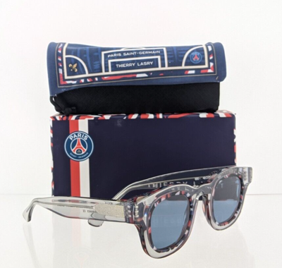 Pre-owned Thierry Lasry Brand Authentic  Sunglasses 850 Paris Saint Germain 45mm Frame In Blue