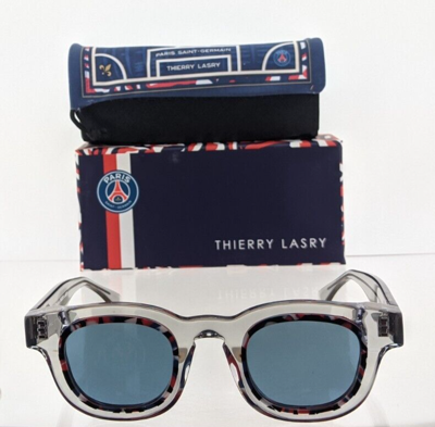 Pre-owned Thierry Lasry Brand Authentic  Sunglasses 850 Paris Saint Germain 45mm Frame In Blue