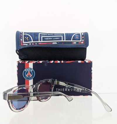 Pre-owned Thierry Lasry Brand Authentic  Sunglasses 850 Paris Saint Germain 45mm Frame In Blue