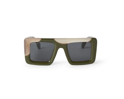 Pre-owned Off-white Sunglasses Seattle Multicolor Green Man Woman In Gray
