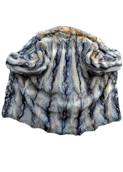 Pre-owned Handmade Man Real Coyote Fur Long Coat All Sizes Custom Sizes In Natural Color