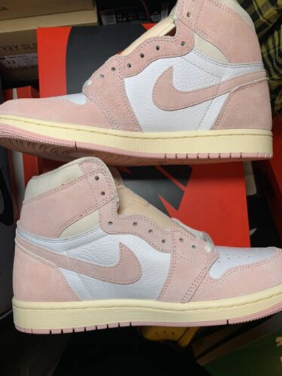Pre-owned Jordan Size 10 -  1 Retro Og High Washed Pink W