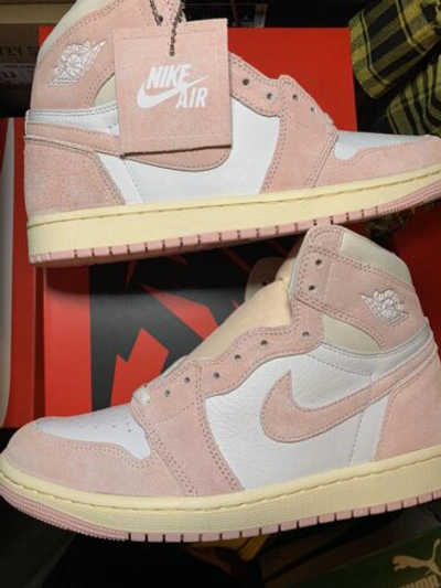 Pre-owned Jordan Size 10 -  1 Retro Og High Washed Pink W