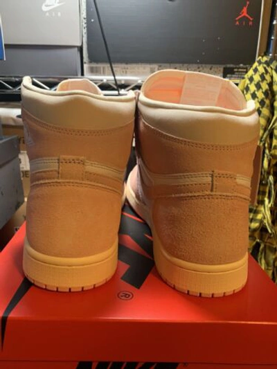 Pre-owned Jordan Size 10 -  1 Retro Og High Washed Pink W