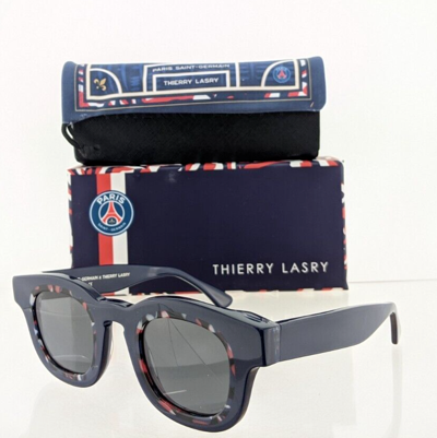 Pre-owned Thierry Lasry Brand Authentic  Sunglasses 217 Paris Saint Germain 45mm Frame In Gray