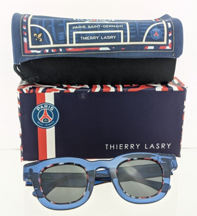 Pre-owned Thierry Lasry Brand Authentic  Sunglasses 222 Paris Saint Germain 45mm Frame In Gray