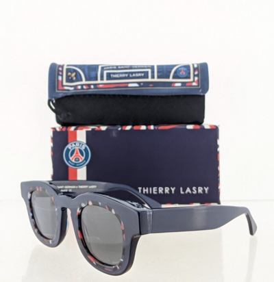 Pre-owned Thierry Lasry Brand Authentic  Sunglasses 217 Paris Saint Germain 45mm Frame In Gray