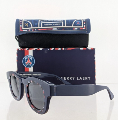 Pre-owned Thierry Lasry Brand Authentic  Sunglasses 217 Paris Saint Germain 45mm Frame In Gray