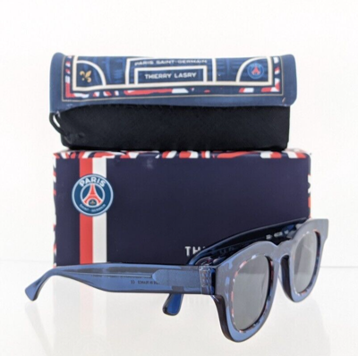 Pre-owned Thierry Lasry Brand Authentic  Sunglasses 222 Paris Saint Germain 45mm Frame In Gray
