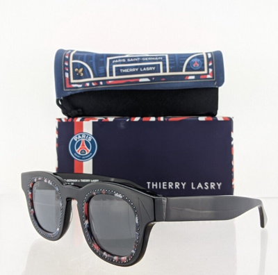 Pre-owned Thierry Lasry Brand Authentic  Sunglasses 101 Paris Saint Germain 45mm Frame In Gray