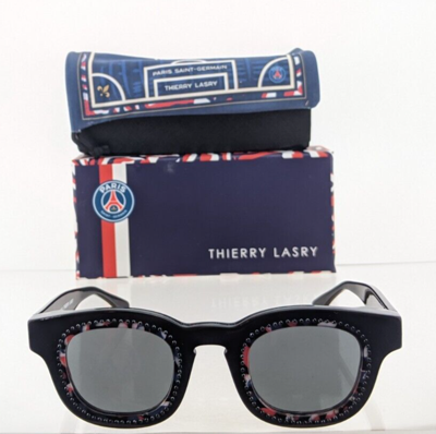 Pre-owned Thierry Lasry Brand Authentic  Sunglasses 101 Paris Saint Germain 45mm Frame In Gray
