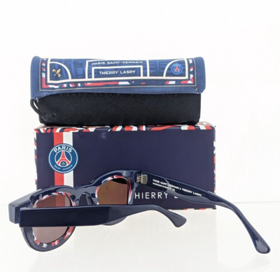 Pre-owned Thierry Lasry Brand Authentic  Sunglasses 217 Paris Saint Germain 45mm Frame In Gray