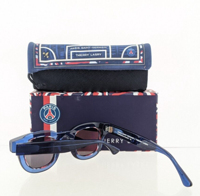 Pre-owned Thierry Lasry Brand Authentic  Sunglasses 222 Paris Saint Germain 45mm Frame In Gray