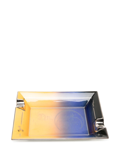 St Dupont Montecristo La Nuit Ashtray In Blue