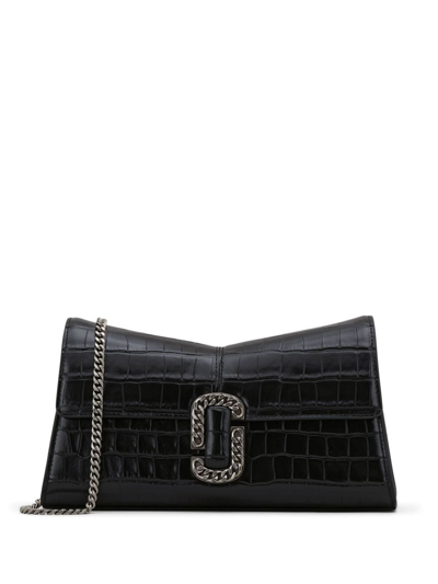 Shop Marc Jacobs The Convertible Clutch Bag In Black