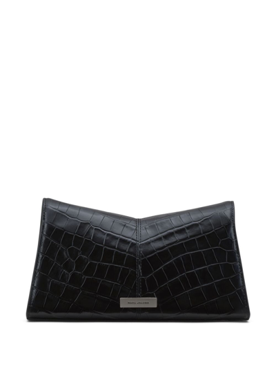 Shop Marc Jacobs The Convertible Clutch Bag In Black