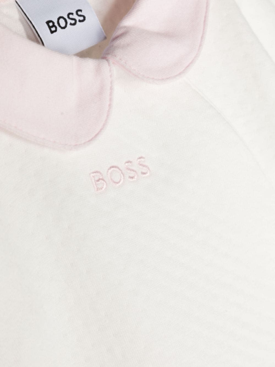 Shop Bosswear Logo-embroidered Pyjama Set In White