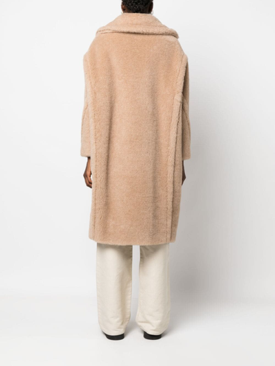 Shop Max Mara Teddy Bear Icon Coat In Neutrals