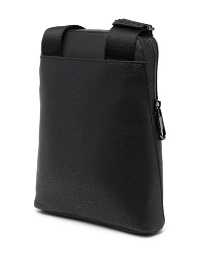 Shop Calvin Klein Diagonal Flatpa Crossbody Bag In Black