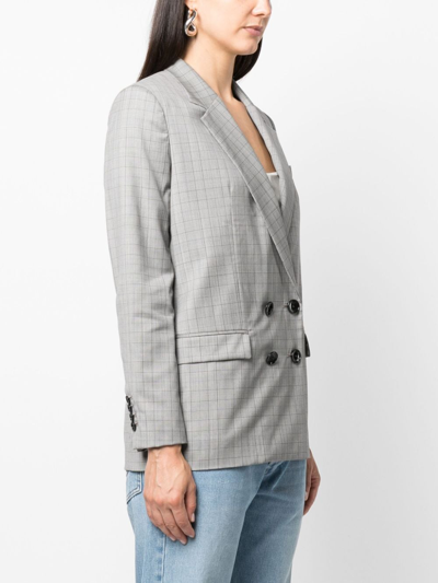 Shop Isabel Marant Manelle Virgin Wool Blazer In Grey