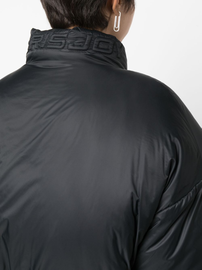 Shop Khrisjoy Zipped Cropped Jacket In Black