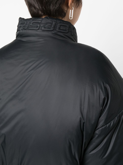 Khrisjoy Zipped Cropped Jacket In Black