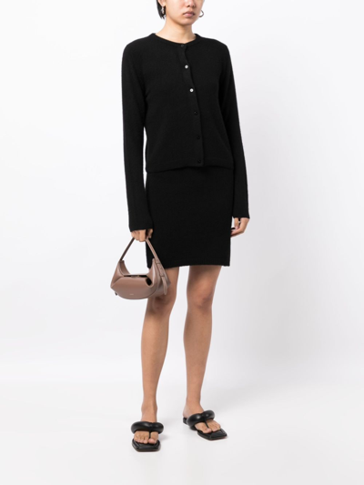 Cashmere In Love Faye Fine-knit Cardigan In Black