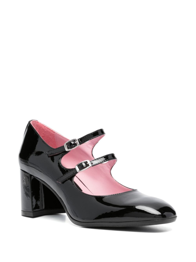 Shop Carel Paris Alice 60mm Leather Mary Jane Shoes In Black