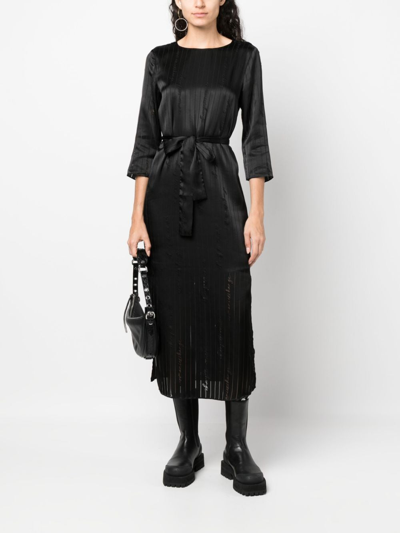 Armani Exchange Official Store Midi Dresses In Schwarz